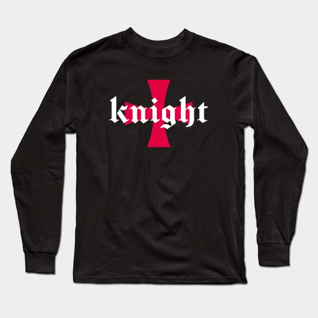 knight Long Sleeve T-Shirt by purplecrowshub